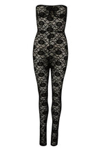 Load image into Gallery viewer, Lace Cupped Bandeau Jumpsuit
