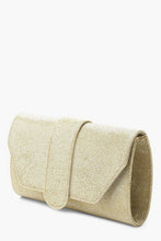 Load image into Gallery viewer, Shimmer Front Tab Clutch Bag
