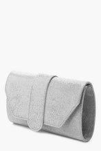 Load image into Gallery viewer, Shimmer Front Tab Clutch Bag

