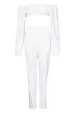 Load image into Gallery viewer, Bardot Volume Sleeve Top &amp; Pants Co-Ord
