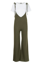 Load image into Gallery viewer, T-Shirt Under Layer Wide Leg Jumpsuit
