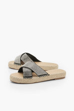 Load image into Gallery viewer, Embellished Espadrille Sliders
