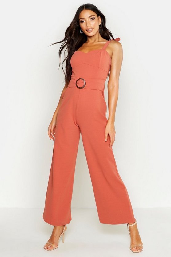 Buckle Cupped Jumpsuit