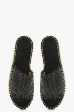 Load image into Gallery viewer, Woven Espadrille Sliders
