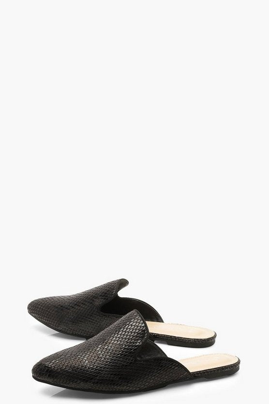 Pointed Flat Mules