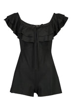 Load image into Gallery viewer, Off The Shoulder Linen Look Playsuit
