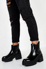Load image into Gallery viewer, Block Heel Chunky Chelsea Boots

