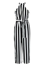 Load image into Gallery viewer, High Neck Belted Culotte Jumpsuit
