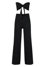 Load image into Gallery viewer, Tie Front Bralet &amp; Wide Leg Pants Co-Ord
