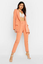 Load image into Gallery viewer, Woven Oversized Button Tapered Pants
