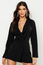 Load image into Gallery viewer, Woven Blazer Playsuit
