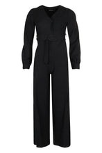 Load image into Gallery viewer, Button Detail Belted Wide Leg Jumpsuit

