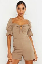 Load image into Gallery viewer, Tie Front Playsuit
