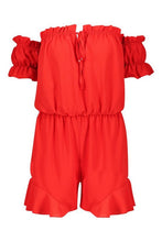 Load image into Gallery viewer, Off Shoulder Gypsy Style Playsuit
