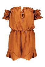 Load image into Gallery viewer, Off Shoulder Gypsy Style Playsuit
