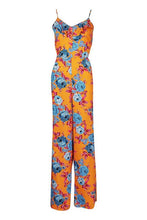 Load image into Gallery viewer, Ruffle Front Knot Back Jumpsuit
