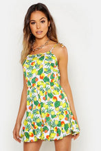 Load image into Gallery viewer, Tie Shoulder Flippy Playsuit
