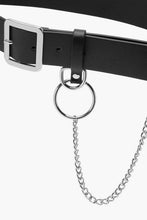 Load image into Gallery viewer, Square Buckle And Chain Waist Belt
