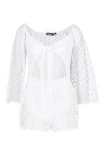 Load image into Gallery viewer, Mesh Tie Front Playsuit
