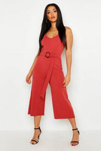 Load image into Gallery viewer, Horn O Ring Culotte Jumpsuit
