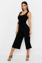 Load image into Gallery viewer, Crepe Paperbag Tie Waist Culottes
