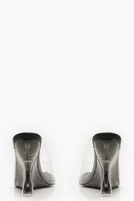 Load image into Gallery viewer, Clear Wedge Mules
