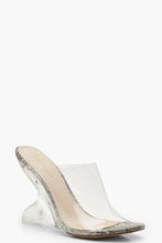 Load image into Gallery viewer, Feature Heel Mule Wedges
