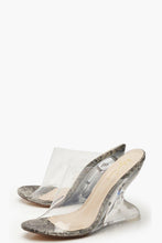 Load image into Gallery viewer, Feature Heel Mule Wedges
