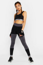 Load image into Gallery viewer, Fit Contrast Stripe Cuff Gym Leggings

