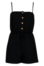 Load image into Gallery viewer, Button Front Linen Look Playsuit
