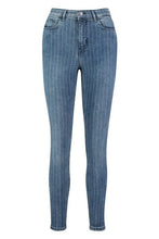 Load image into Gallery viewer, All Sizes High Waisted Stripe Skinny Jean
