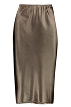 Load image into Gallery viewer, Satin Bias Cut Midi Skirt
