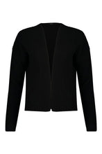 Load image into Gallery viewer, Oversized Rib Cropped Cardigan
