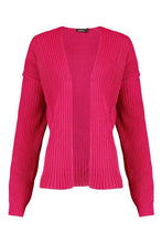 Load image into Gallery viewer, Oversized Rib Cropped Cardigan
