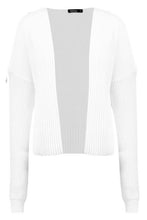 Load image into Gallery viewer, Oversized Rib Cropped Cardigan

