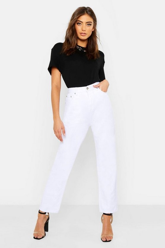 High Rise Straight Leg Jeans