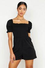 Load image into Gallery viewer, Shirred Cap Sleeve Playsuit
