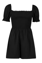 Load image into Gallery viewer, Shirred Cap Sleeve Playsuit
