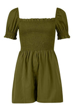 Load image into Gallery viewer, Shirred Cap Sleeve Playsuit
