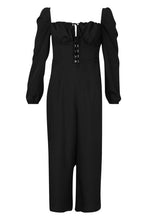 Load image into Gallery viewer, Corset Hook and Eye Culotte Jumpsuit
