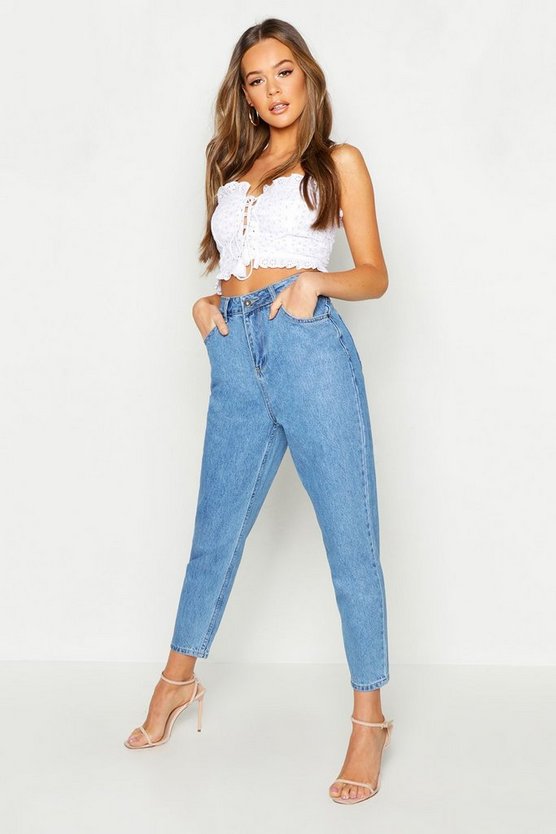 High Waisted Mom Jean