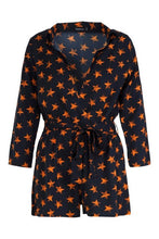 Load image into Gallery viewer, Star Print Tie Waist Playsuit
