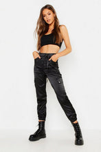 Load image into Gallery viewer, Buckle Waist Cargo Pants
