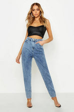 Load image into Gallery viewer, Acid Wash Mom Jean
