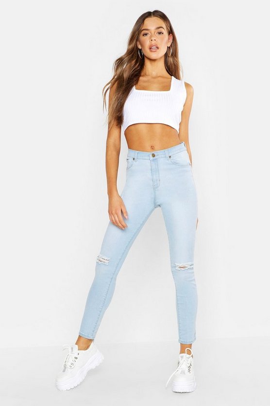 High Rise Distressed