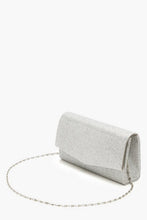 Load image into Gallery viewer, Structured Metallic Clutch Bag &amp; Chain

