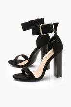 Load image into Gallery viewer, Chunky Buckle Block Heel 2 Parts
