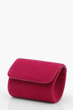 Load image into Gallery viewer, Micro Mini Suedette Clutch And Chain Bag
