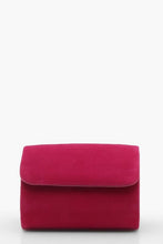 Load image into Gallery viewer, Micro Mini Suedette Clutch And Chain Bag
