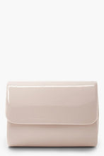 Load image into Gallery viewer, Mini Structured Patent Clutch Bag &amp; Chain
